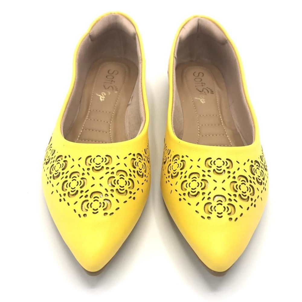 Comfy Flats in Yellow - Picture 4 of 4
